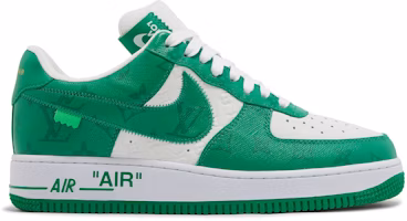 Louis Vuitton x Nike Air Force 1 Low By Virgil Abloh 'White Green' 1A9V9U Louis Vuitton x Nike Air Force 1 Low By Virgil Abloh 'White Green' 1A9V9U