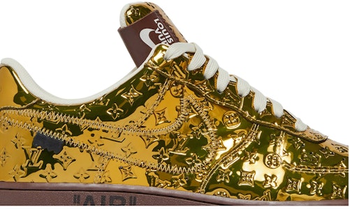 Louis Vuitton x Nike Air Force 1 Low Oleh Virgil Abloh 'Emas Metalik' 1A9VG0 Order Louis Vuitton x Nike Air Force 1 Low Oleh Virgil Abloh 'Emas Metalik' 1A9VG0