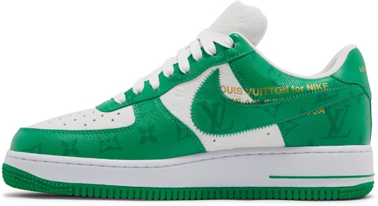 路易威登 x 耐克空军一号低帮 Virgil Abloh 联名款 '白绿' 1A9V9U 1A9V9U/1A9V9V Lookbook 路易威登 x 耐克空军一号低帮 Virgil Abloh 联名款 '白绿' 1A9V9U 1A9V9U/1A9V9V