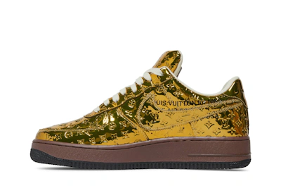 Louis Vuitton x Nike Air Force 1 Low By Virgil Abloh 'Metallic Gold'