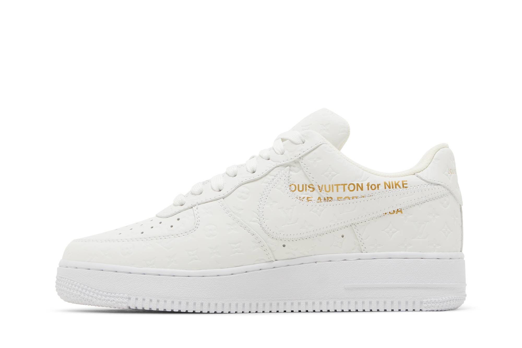 Buy Louis Vuitton x Nike Air Force 1 Low By Virgil Abloh White 1A9V8A Novelship