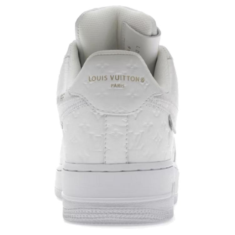 Shop 루이비통 x 나이키 에어포스 1 로우 '화이트' (Virgil Abloh) 1A9V86