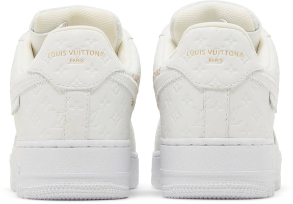 Louis Vuitton x Nike Air Force 1 Low “Triple White” by Virgil Abloh 🕊  Photo: @itsjbr