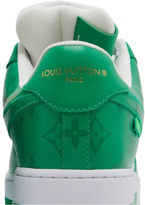Louis Vuitton Nike Air Force 1 Low By Virgil Abloh White Green  fromlordkicks