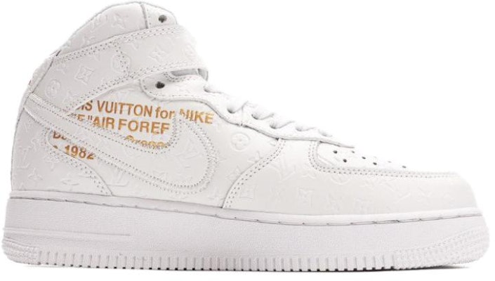 ルイ・ヴィトン×ナイキ AF1 ミッド トリプルホワイト 1A9V90/1A9V8Z Order ルイ・ヴィトン×ナイキ AF1 ミッド トリプルホワイト 1A9V90/1A9V8Z