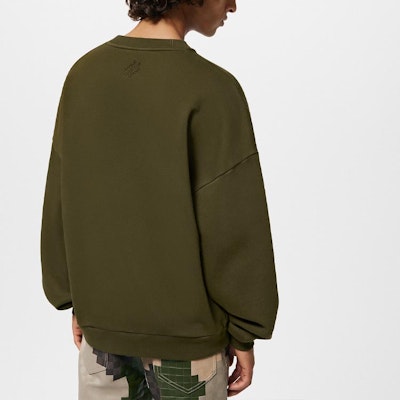 루이비통 x 퍼렐 로고 스터드 프린트 크루넥 스웻셔츠 그린 1AFJH9 Purchase 루이비통 x 퍼렐 로고 스터드 프린트 크루넥 스웻셔츠 그린 1AFJH9