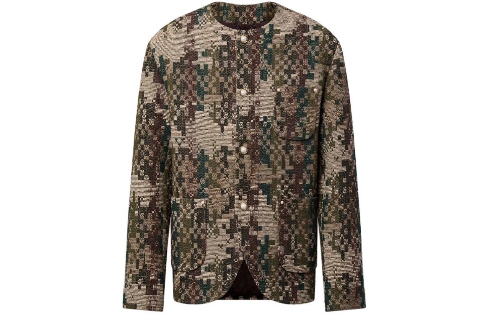 LOUIS VUITTON x Pharrell SS24 Jacquard Single-Breasted Jacket Multi-Color . 1AFIGI