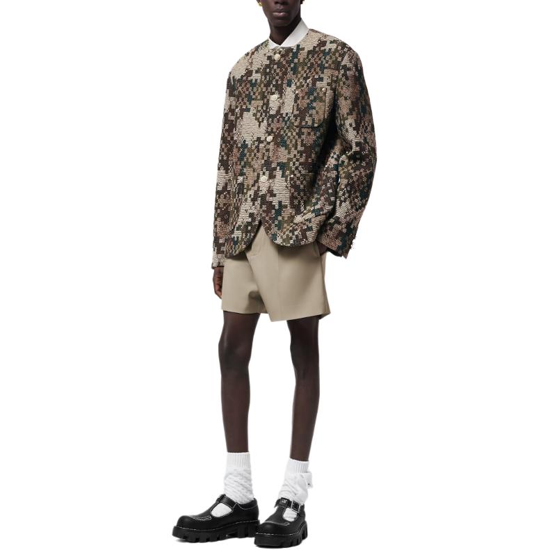 Lookbook 路易威登 x 菲瑞尔 SS24 提花单排扣夹克 多色款 1AFIGI