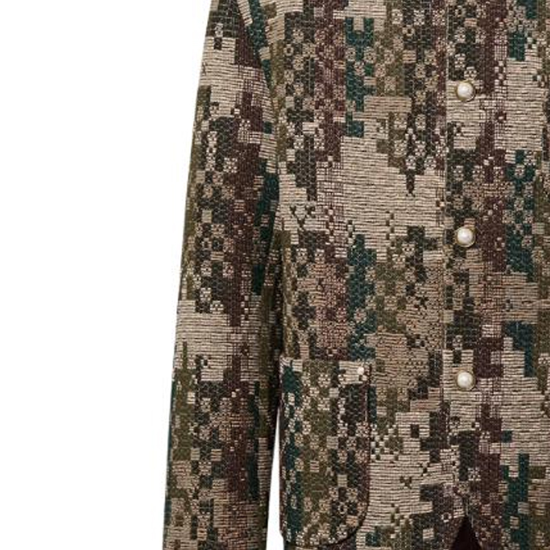 Sizing 路易威登 x 菲瑞尔 SS24 提花单排扣夹克 多色款 1AFIGI