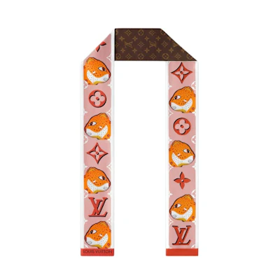 Louis Vuitton x Sun Yitian Animogram Leopard Bandeau Pink