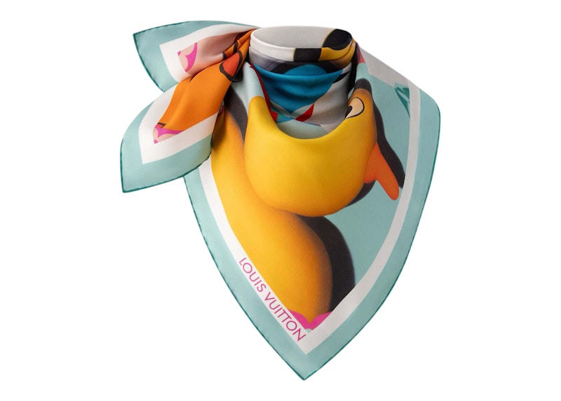 Order 루이 비통 x 순이천 애니모그램 포트레이트 스퀘어 90 피콕 블루 
