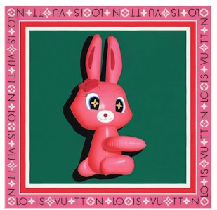 Louis Vuitton X 孫逸甜 Animogram 兔方巾 90 粉色 Buy Louis Vuitton X 孫逸甜 Animogram 兔方巾 90 粉色