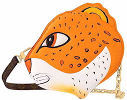 Louis Vuitton x Sun Yitian Wallet On Chain Leopard Orange Louis Vuitton x Sun Yitian Wallet On Chain Leopard Orange