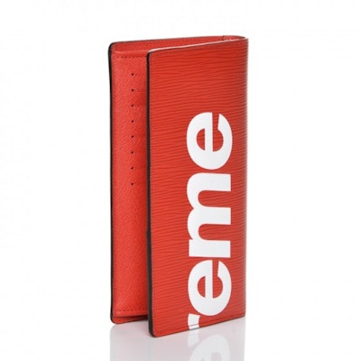 Louis Vuitton x Supreme Brazza Wallet Epi Red Order Louis Vuitton x Supreme Brazza Wallet Epi Red