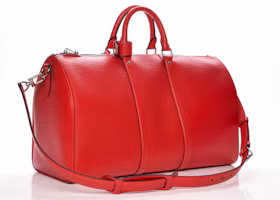 Order 路易威登 x Supreme Keepall Bandouliere Epi 45 紅色