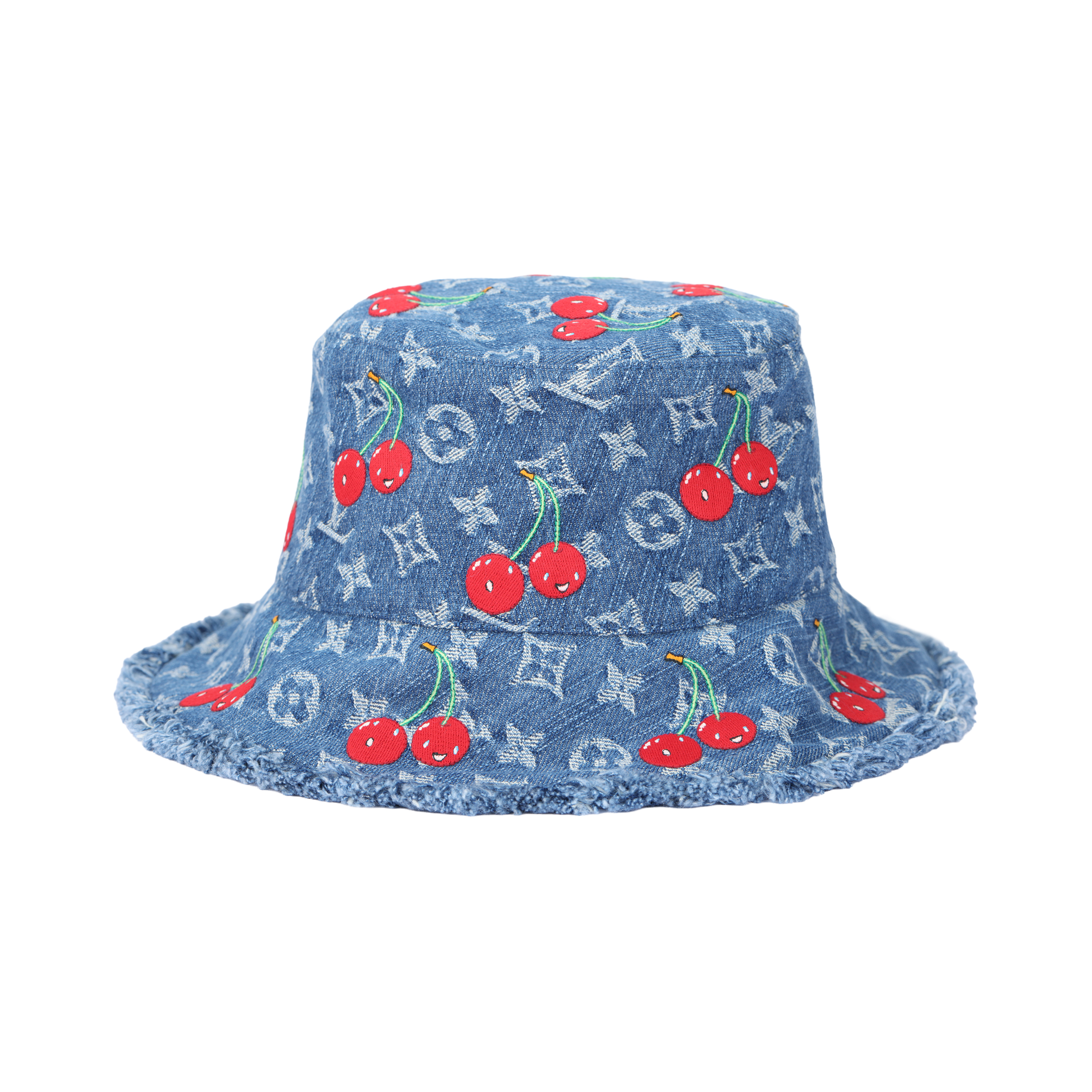 Lookbook Topi Embun LOUIS VUITTON x Takashi Murakami Biru Unisex Edisi Pasangan M5032