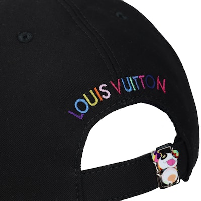 路易威登 x 村上隆 彩色LOGO黑色男女可調整帽 M5000M Details for 路易威登 x 村上隆 彩色LOGO黑色男女可調整帽 M5000M