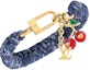 Lookbook LOUIS VUITTON x Takashi Murakami Logo Bracelet - Unisex Couples Blue M4123E