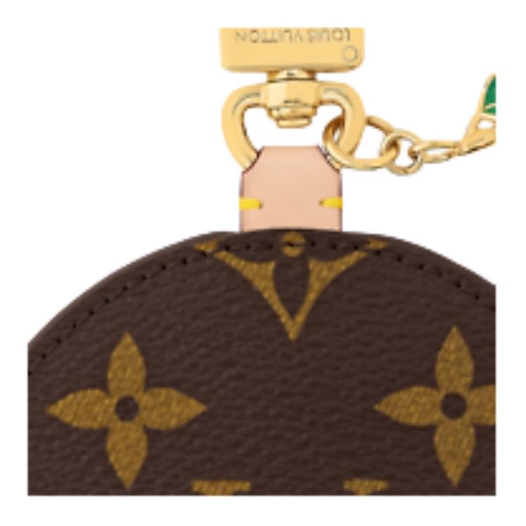 Shop LOUIS VUITTON x Takashi Murakami Monogram Coated Canvas Keychain Brown Unisex M02830