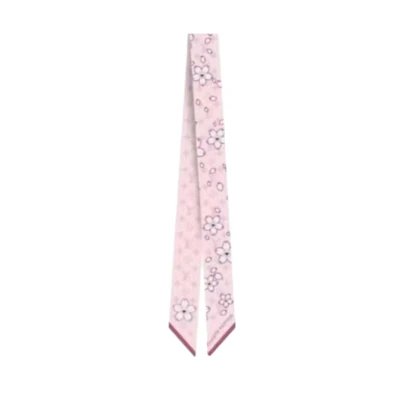 LOUIS VUITTON Takashi Murakami Rose Silk Scarf Unisex Couple Design. M94969