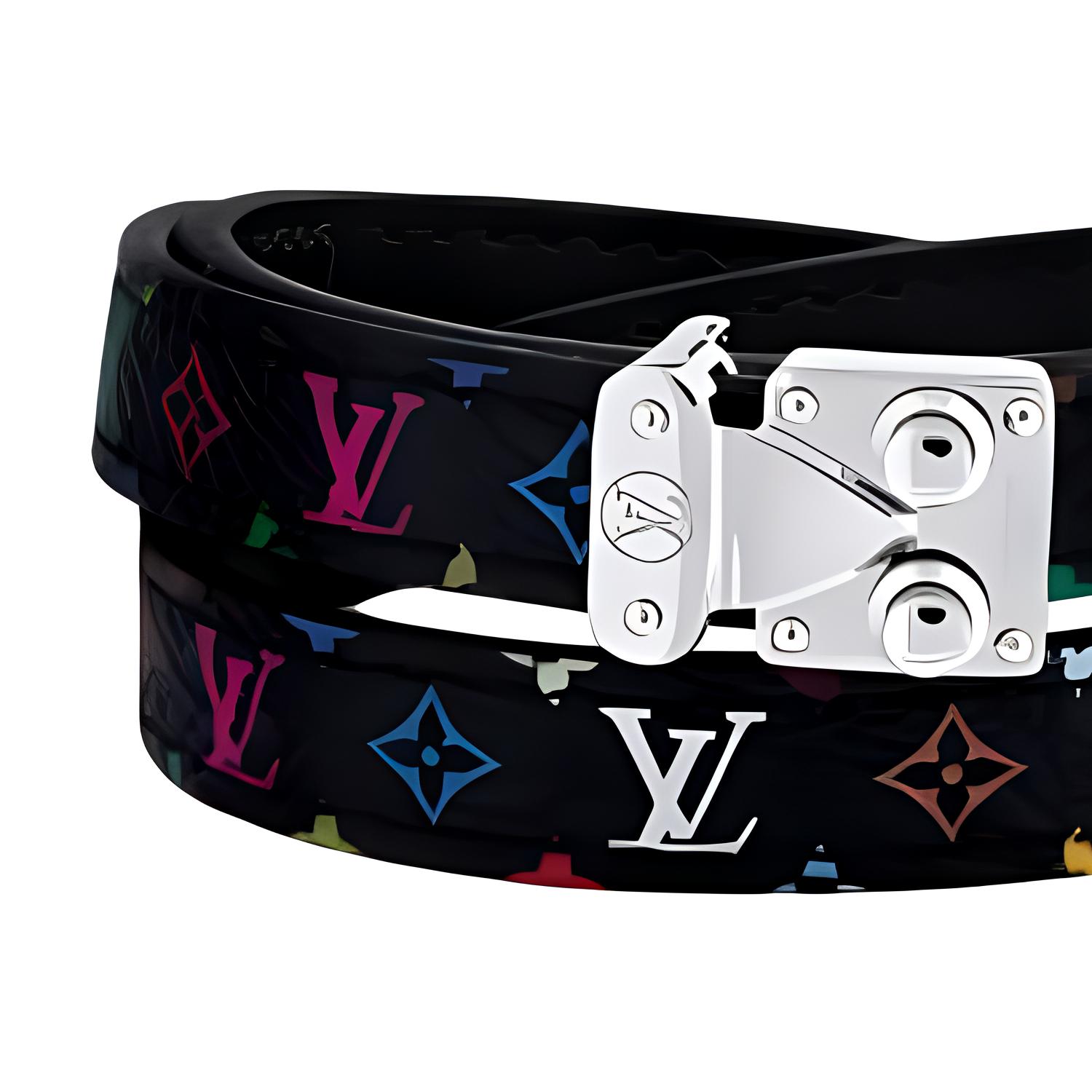 LOUIS VUITTON Takashi Murakami Sunflower Pattern Bracelet Black Unisex. M8967E/F 圖 4