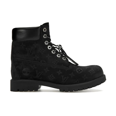 LV Timberland 6 Inch Ankle Boot 'Embossed Monogram - Black'