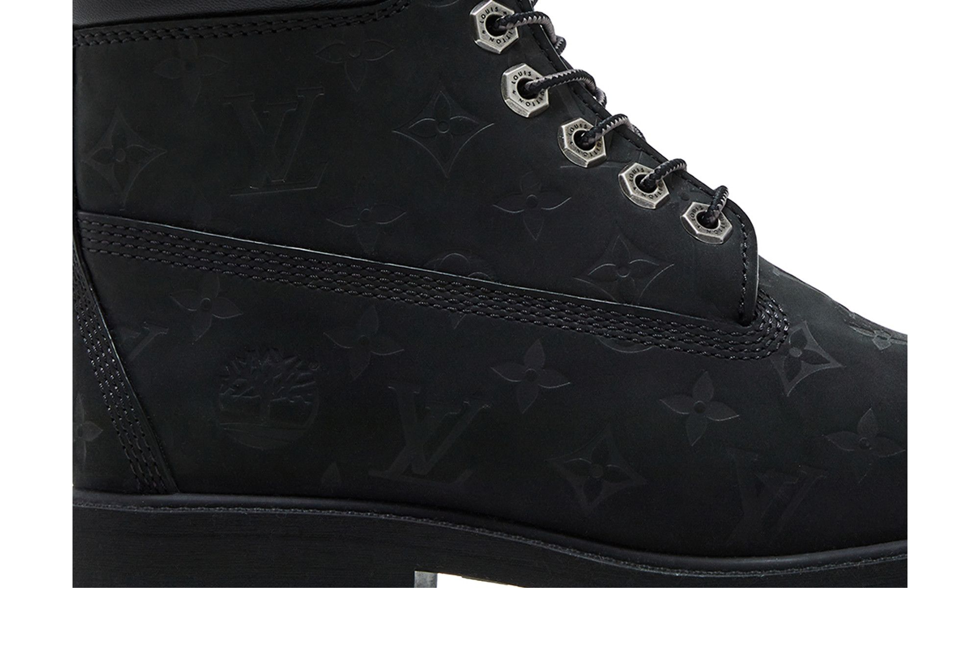 Order Louis Vuitton x Timberland 6 Inch Ankle Boot 'Embossed Monogram - Black' 1AD73H