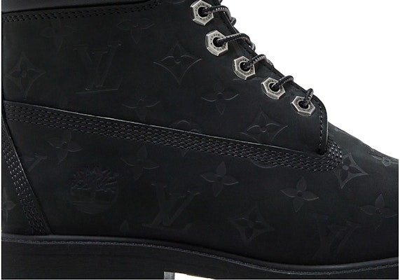 Louis Vuitton x Timberland 6 Inch Ankle Boot 'Embossed Monogram - Black' 1AD73H Order Louis Vuitton x Timberland 6 Inch Ankle Boot 'Embossed Monogram - Black' 1AD73H