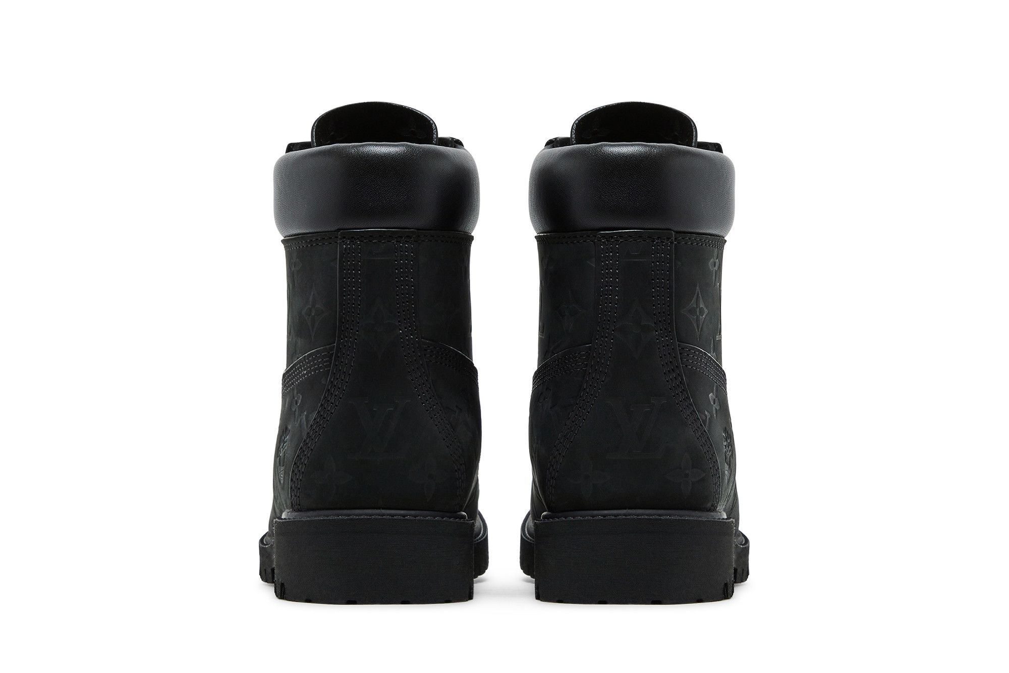 Details for Louis Vuitton x Timberland 6 Inch Ankle Boot 'Embossed Monogram - Black' 1AD73H