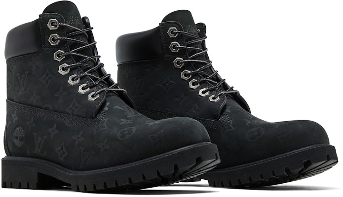 Louis Vuitton x Timberland 6 Inch Ankle Boot 'Embossed Monogram - Black' 1AD73H Cheap Louis Vuitton x Timberland 6 Inch Ankle Boot 'Embossed Monogram - Black' 1AD73H