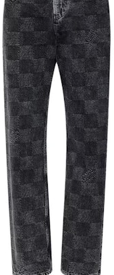 LOUIS VUITTON x Timberland FW24 Seluar Kasual Denim Hitam Lelaki. 1AFX66 Cheap LOUIS VUITTON x Timberland FW24 Seluar Kasual Denim Hitam Lelaki. 1AFX66