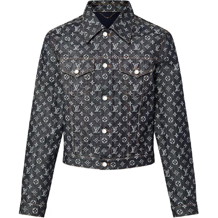 LOUIS VUITTON x Timberland FW24 Monogram Denim Jacket  Multicolor. 1AFWWV