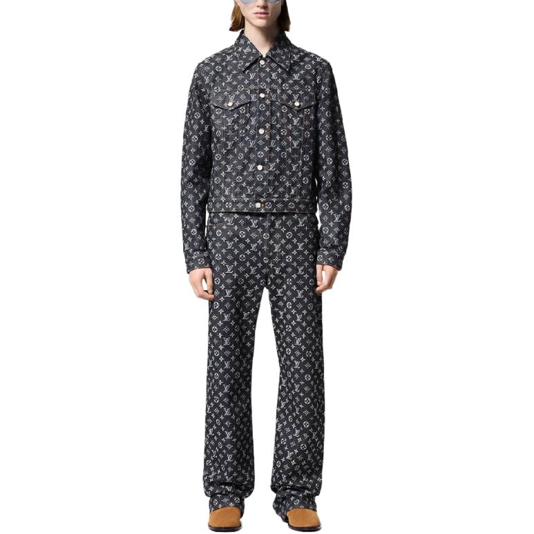 Lookbook 路易威登 x Timberland FW24 印花牛仔夹克 多彩色. 1AFWWV