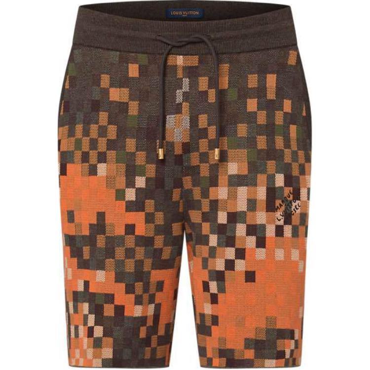 LOUIS VUITTON Timberland Pixel Print Lace-Up Shorts Multicolor  FW24. 1AFXRU 圖 2