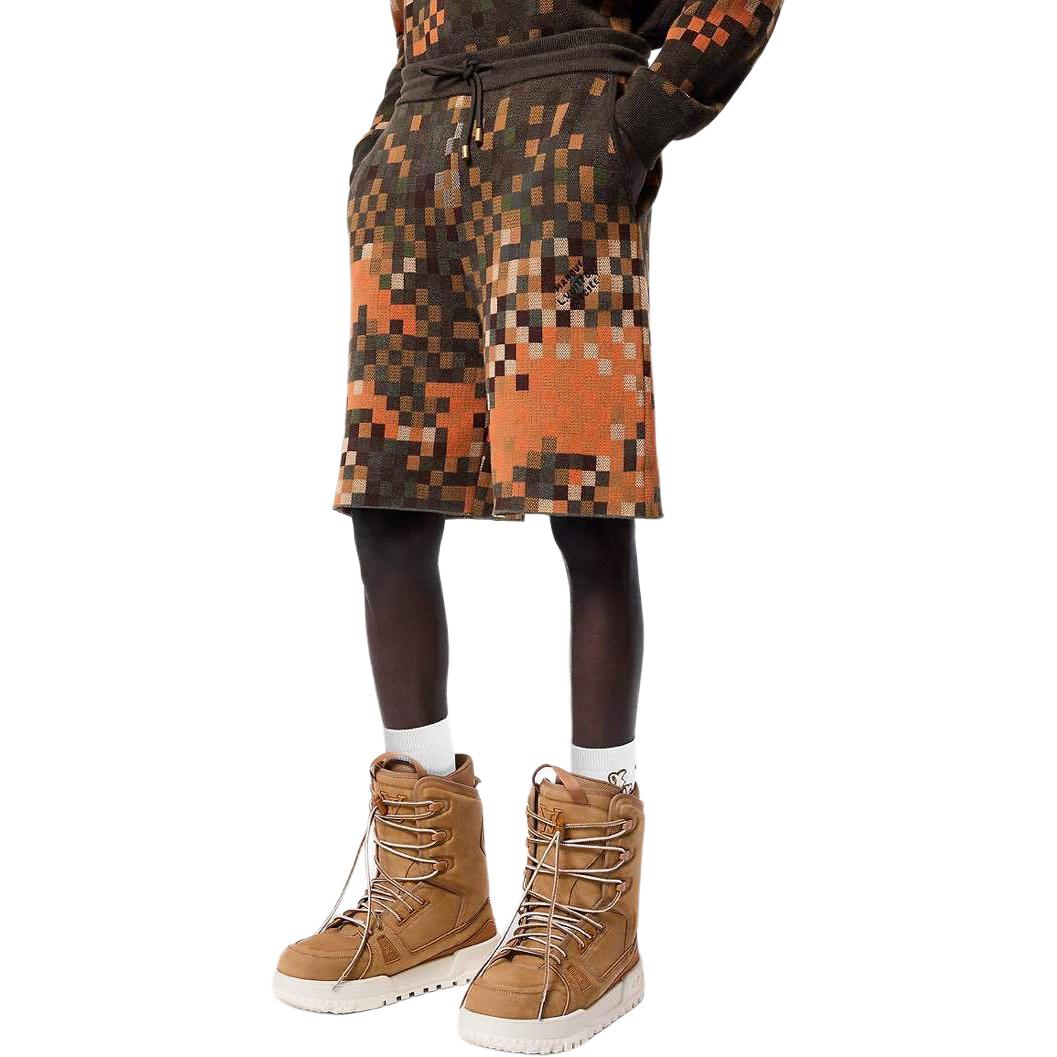 LOUIS VUITTON Timberland Pixel Print Lace-Up Shorts Multicolor  FW24. 1AFXRU 圖 6