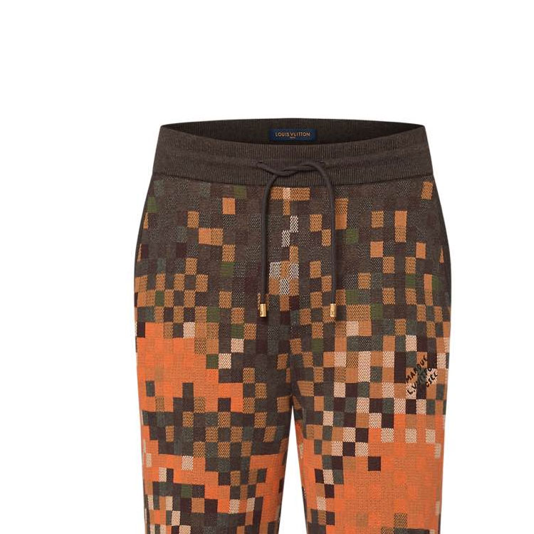 LOUIS VUITTON Timberland Pixel Print Lace-Up Shorts Multicolor  FW24. 1AFXRU 圖 7