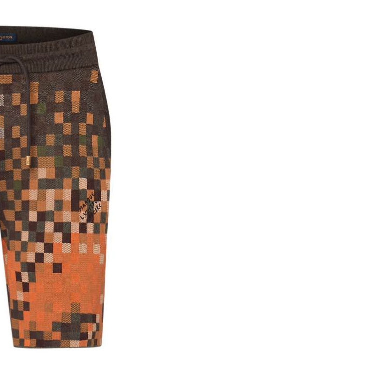 LOUIS VUITTON Timberland Pixel Print Lace-Up Shorts Multicolor  FW24. 1AFXRU 圖 8