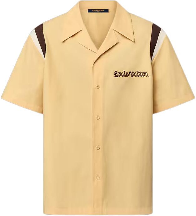 louis-vuitton-x-tyler-button-up-short-sleeve-shirt-yellow-logo-print-1-afq-14