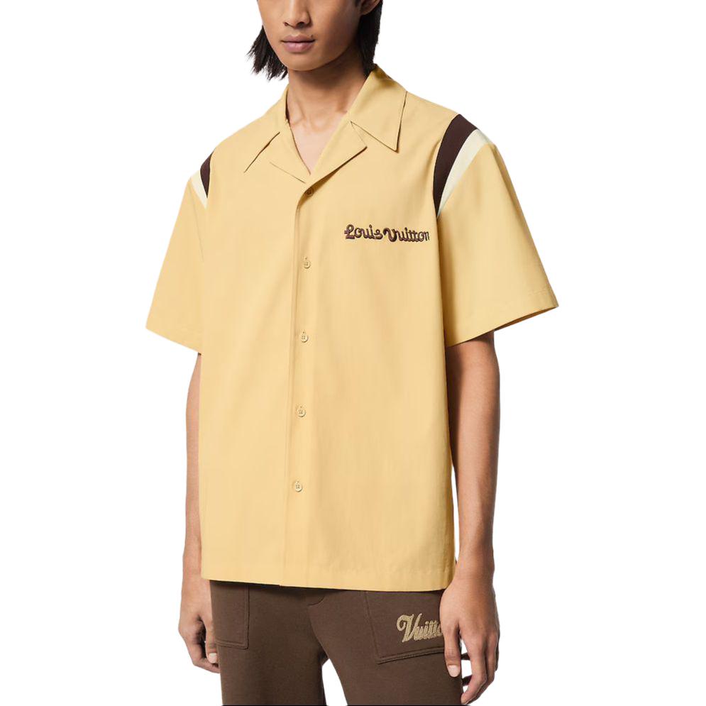 Purchase 路易威登联名Tyler短袖衬衫黄色标志印花 1AFQ14