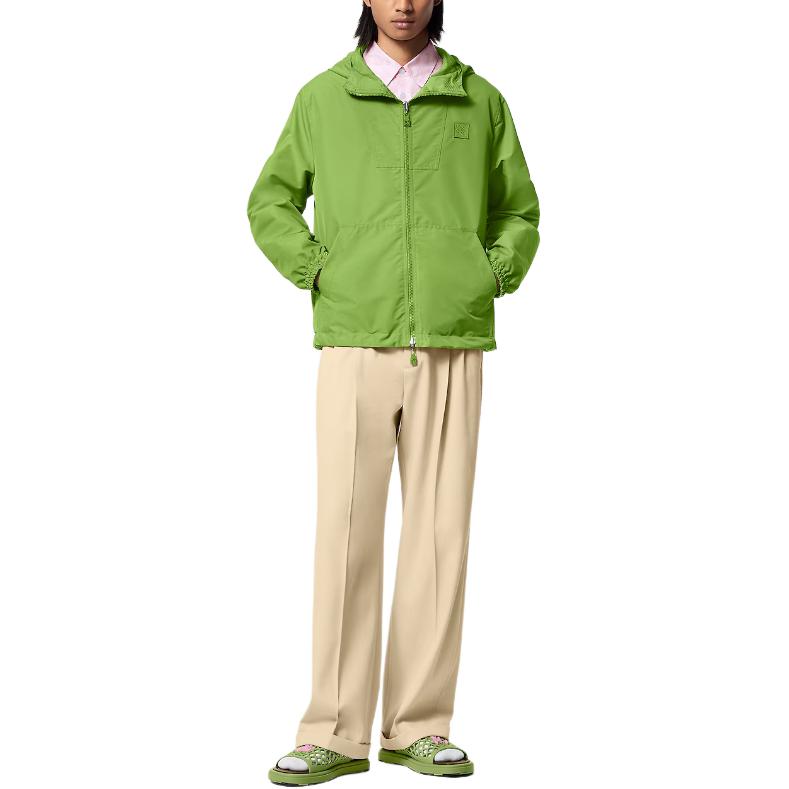 Shop ルイ・ヴィトン x タイラー SS24 グリーン 両面フーディジャケット. 1AFRCS