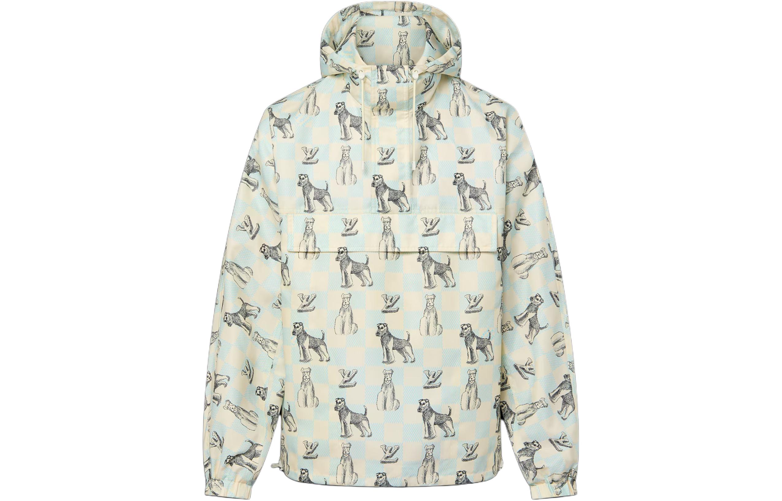 Louis Vuitton Tyler SS24 Animal Print Logo Hoodie Jacket Multicolor Menswear 1AFRCA