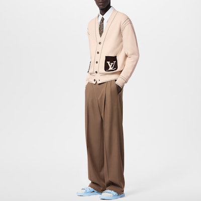 ルイヴィトン x タイラー SS24 メンズブラウンストレートレッグカジュアルパンツ. 1AFRE9 Lookbook ルイヴィトン x タイラー SS24 メンズブラウンストレートレッグカジュアルパンツ. 1AFRE9