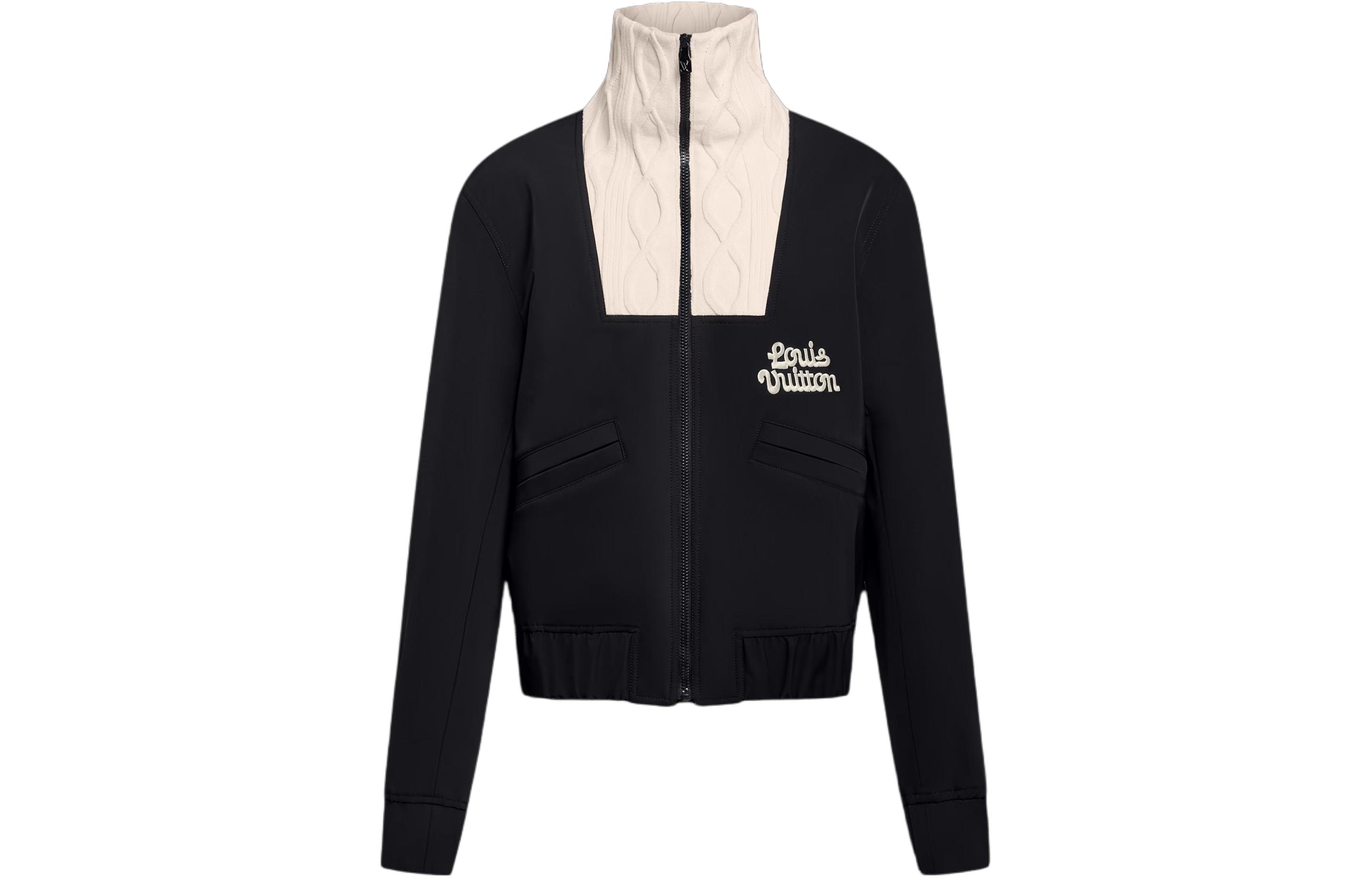 Order 루이비통 x 타일러 SS24 컬러블록 로고 자수 하이넥 재킷 남성 멀티컬러 1AFPU6