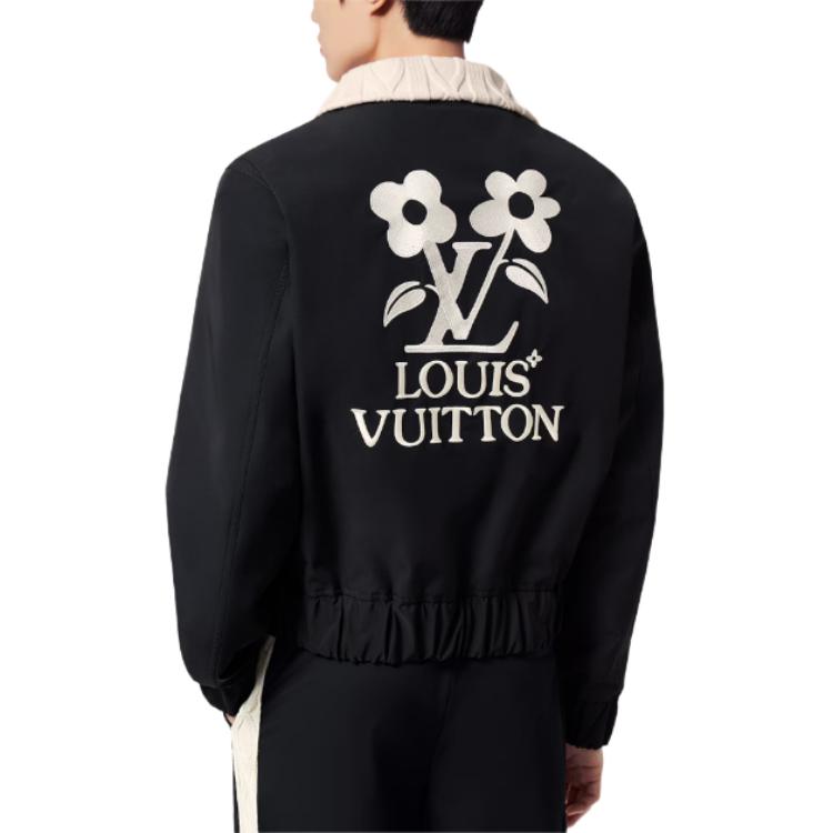 Purchase 루이비통 x 타일러 SS24 컬러블록 로고 자수 하이넥 재킷 남성 멀티컬러 1AFPU6