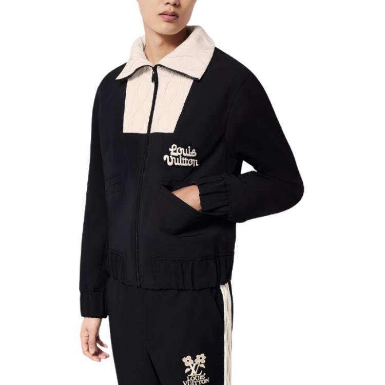 Details for 루이비통 x 타일러 SS24 컬러블록 로고 자수 하이넥 재킷 남성 멀티컬러 1AFPU6