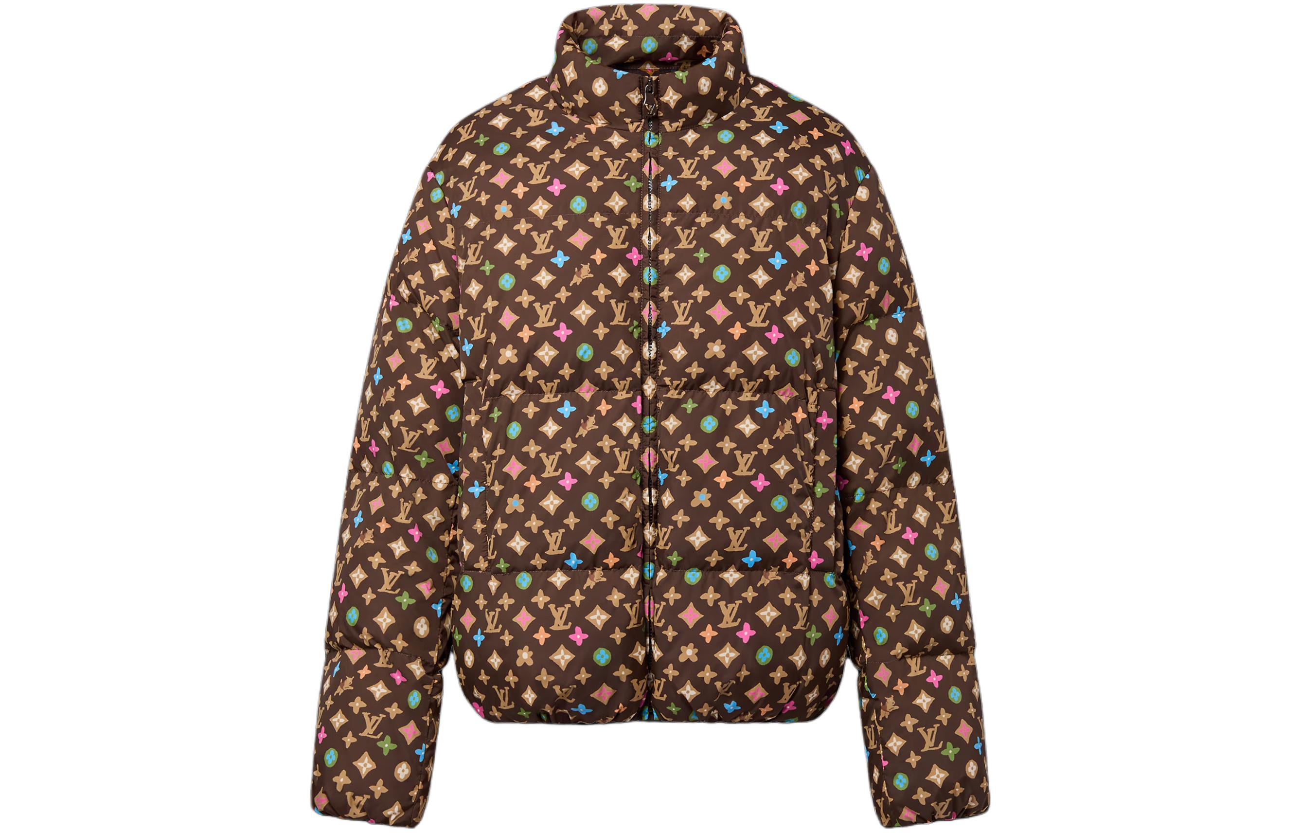 LOUIS VUITTON x Tyler SS24 Colorblock Logo High-Neck Puffer Jacket Multi-. 1AFRC1