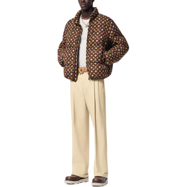 Lookbook 路易威登 x Tyler SS24 拼接標誌高領羽絨外套 多色款 1AFRC1