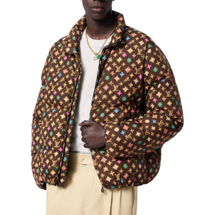 Purchase 路易威登 x Tyler SS24 拼接標誌高領羽絨外套 多色款 1AFRC1