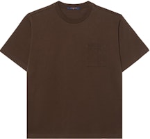 LOUIS VUITTON x Tyler SS24 Embossed Logo Pocket Tee Chocolate Brown Shirt 1AFPT6 LOUIS VUITTON x Tyler SS24 Embossed Logo Pocket Tee Chocolate Brown Shirt 1AFPT6