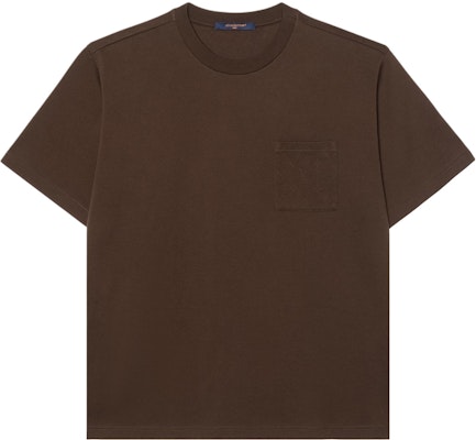 路易威登 x Tyler SS24 压纹标志巧克力棕色口袋短袖T恤 1AFPT6 Buy 路易威登 x Tyler SS24 压纹标志巧克力棕色口袋短袖T恤 1AFPT6